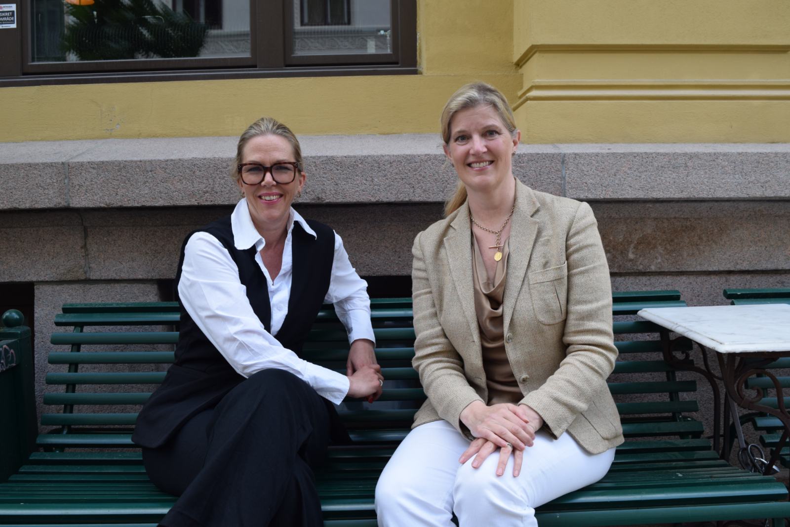 Charlotte Pedersen and Victoria Schultz in Oslo