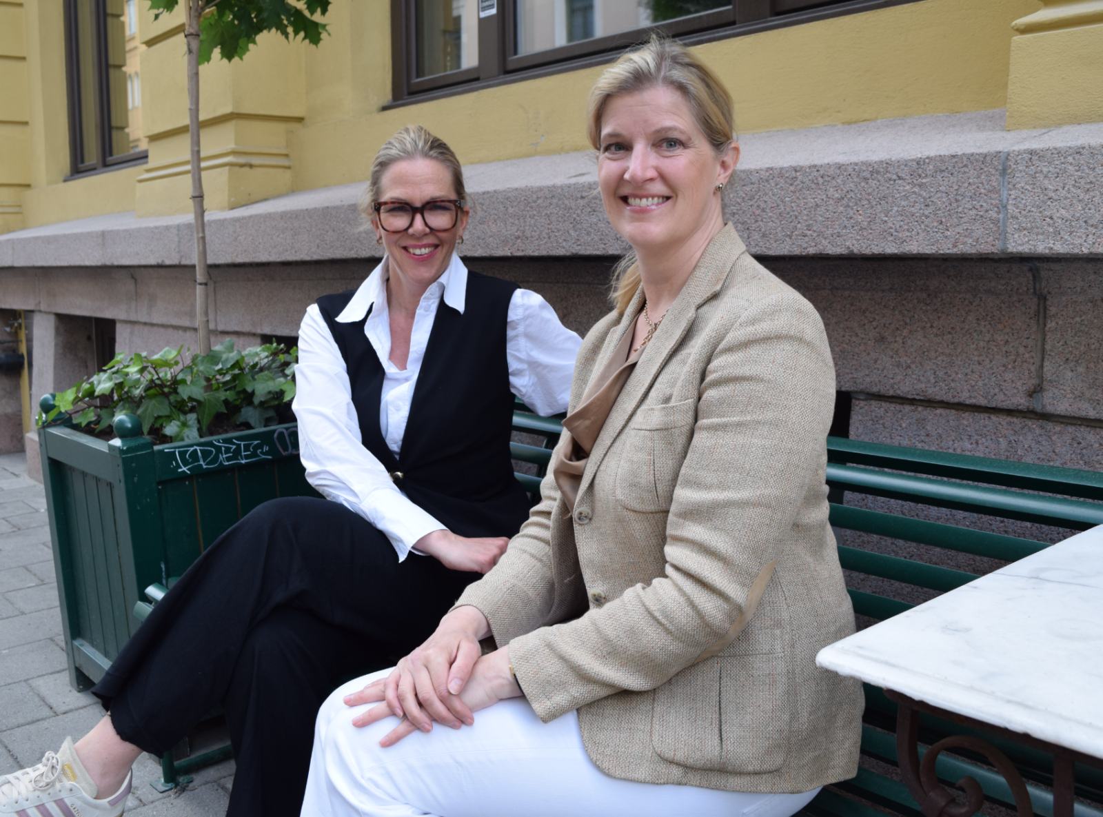 Charlotte Pedersen and Victoria Schultz in Oslo